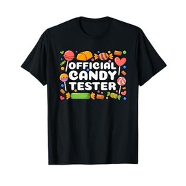 Cool Candy Tester Design For Men Women Kids Candy Lollipop T-Shirt