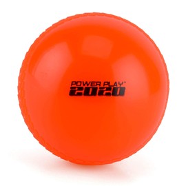 Gray-Nicolls PLASTIC POWER PLAY CRICKET BALL - ORANGE - NEW FOR 2019/20