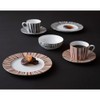Narumi Plate, Shagreen, 8.3 in (21 cm), Black, Modern and