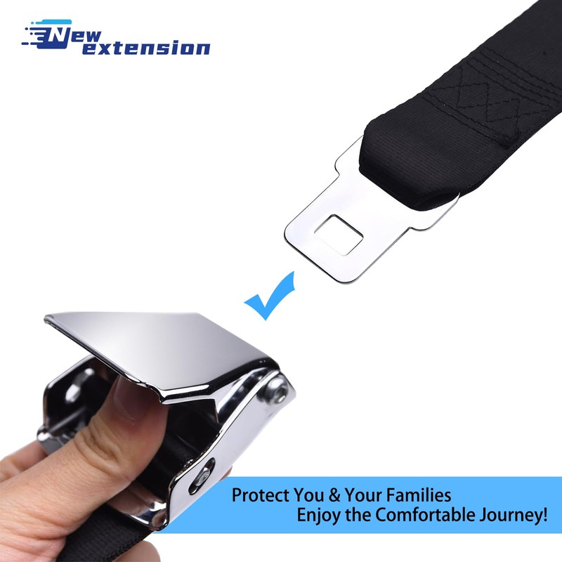 Air Canada Airplane Seat Belt Extender Adjustable 7-31" Airline Seatbelt
