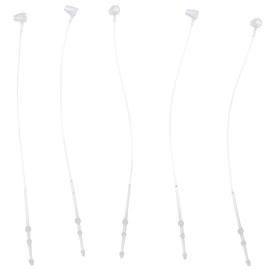 okhobby 1000PCS Clear Plastic Tag Fasteners Hanging Tag, Strings Snap Lock Pin Security Loop Clothing Price Tags Pins