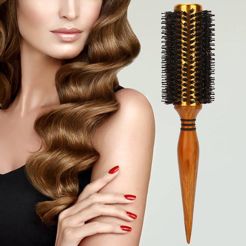 Professional Curling Hair Brush Straight Hairbang Anti-Static Round Hairbrush Hairdressing
