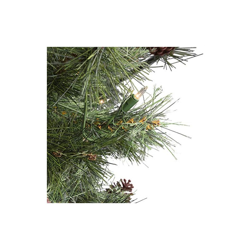 NORTHLIGHT Z99531 4' x 40" Pre-Lit Country Mixed Pine