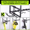 KAFAHOM Leaf Blower and Weedeater Hanger,Lawn Power Tool Organizer Wall