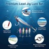 5PCS Sea Fishing Lures 20g Metal Fishing Spinners Tackle with