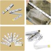 Pack of 12 White Tape Measure, Universal Tape Measure for