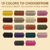 Polyester Macrame Cord 1mm 6x50g 2 coloured Polypropylene Latte Macrame