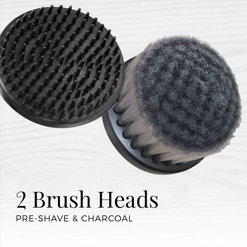 Remington Reveal Men's Compact Facial Cleansing Brush with Pre Shave
