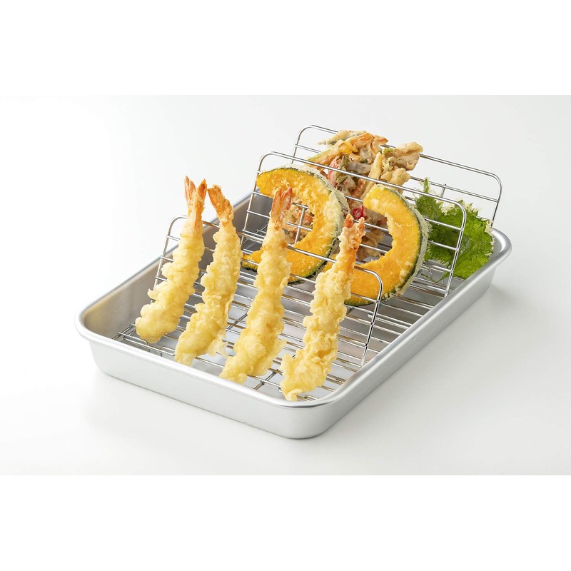 Taniguchi Metal Bat Tray, Deep Type, Made in Japan, M,