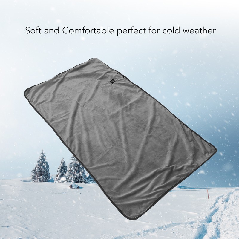 USB Heated Shawl 3 Temperature Adjustable Soft Comfortable Electric Heated