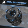 NICECNC Black Stainless Steel Magnetic Engine Transmission Oil Drain Plug