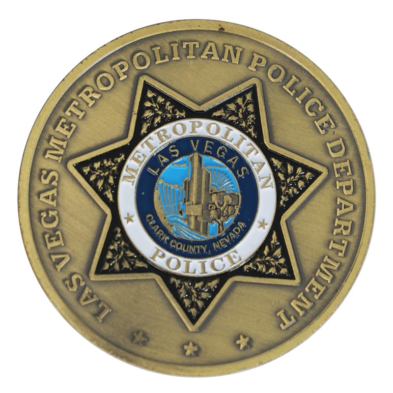 Las Vegas Metropolitan Police Saint Michael Department Coin