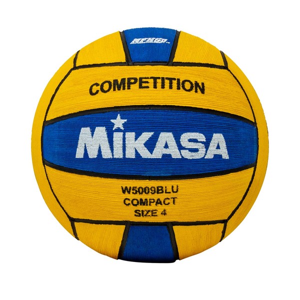 Mikasa W5009BLU Competition Game Ball, Blue/Yellow, Size 4
