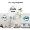 CHYLIN Wall Clock 12 Inch Bathroom Clock, Rustic Wall Clocks