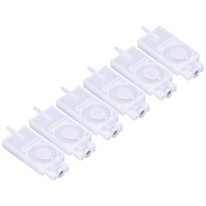 6Pcs Ink Damper Solvent Inkjet Head Rectangular PP Damper Replacement