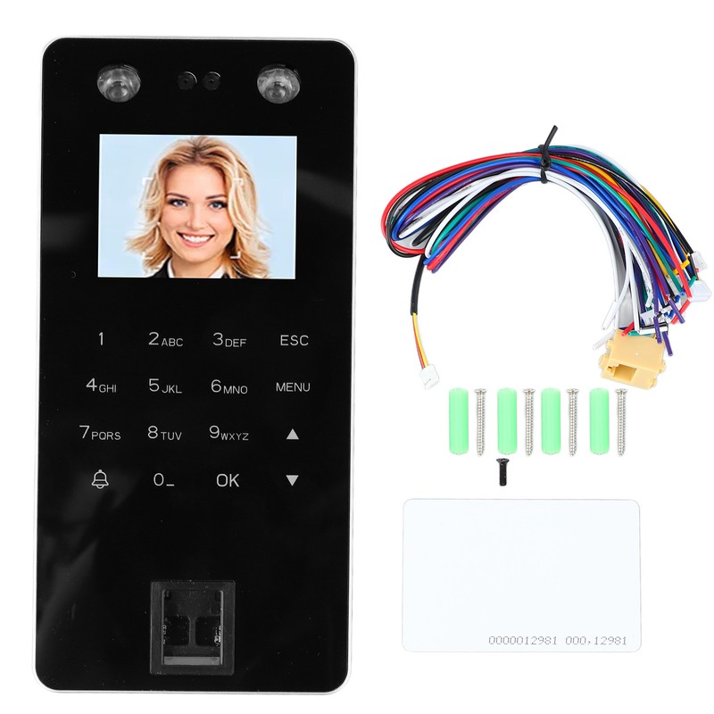 2.4In Access Control Time Attendance Machine Sensitive Face and Fingerprint