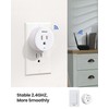 Zoiinet Smart Plug Switch, 2.4G WiFi Outlet, Compatible with Alexa,