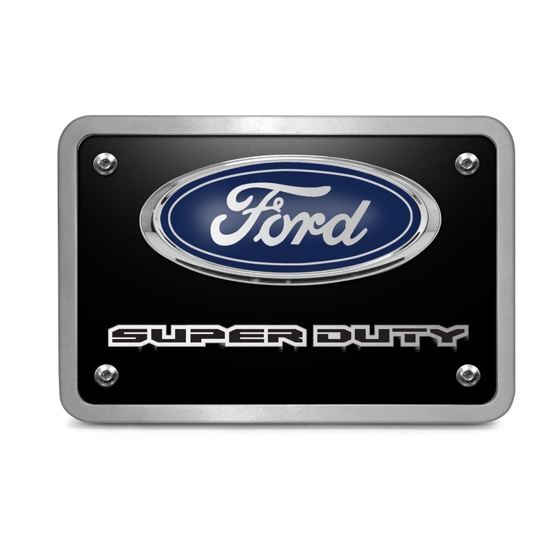 iPick Image Made for Ford Super-Duty 3D Logo Black 3/8"