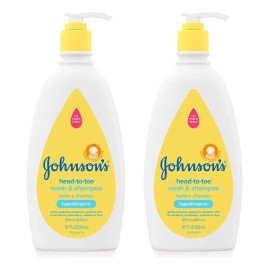 Gel De Baño Y Shampoo Suave De Pies A Cabeza Para Bebés Sin