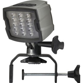 Attwood 14185XFS-7 Water-Resistant Multi-Function LED Sport Light, Marine Gray Finish, one Size