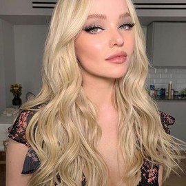 AFBeauty Blonde Wavy Wig for Women Highlight Blonde Synthetic Lace Front Wig Long Wavy Piano Color Glueless Wig Heat Resistant Fiber Hair Replacement Wig for Drag Queen Makeup