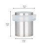 Door Stop I-181 Series (Stainless Steel - White Rubber, 0,79x0,99)