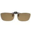 [cliponkeeper] Made in Japan Polarized Clip-on Sunglasses Over Glasses UV
