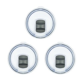 GRSECPO 3-Pack Yeti Tumbler Lids-Leak-Proof Magnetic Slider Replacement Covers for 30 oz/32 oz Ramblers, 14 oz Mugs & 35 oz Straw Cups