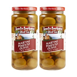 Santa Barbara Pimento Martini Olives 10 oz, 2 Pack