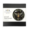 Catherine Rowe Honey Bee Crystal Dome Paperweight