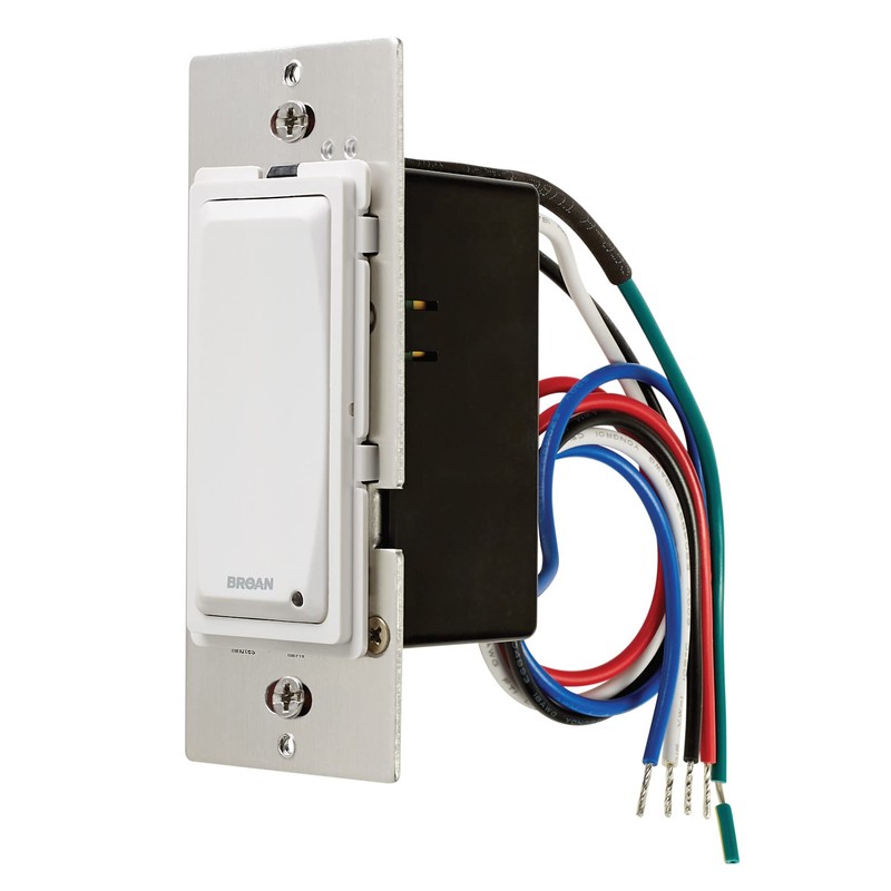 Broan DT100W Broan DT100 Exhaust Vent Fan Delay-Off Wall Control/Timer