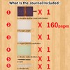 Wonderpool Ring Binder Notebook A6 Refillable Leather Diary Organiser Binder