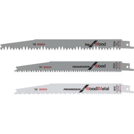 Bosch DIY 3tlg. Säbelsägeblatt-Set Wood and Metal zum Sägen in Holz und Metall