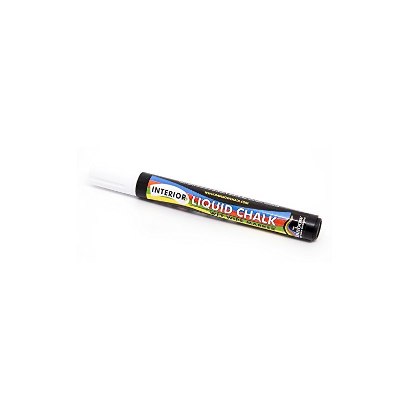 White Interior Liquid Chalk Marker Pen 5mm Bullet
