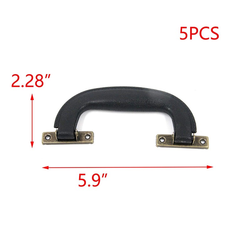 T Tulead Suitcase Pulls Black Plastic Pull Handles 150x58mm Luggage