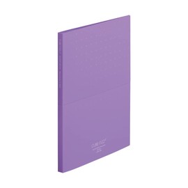 LIHIT LAB CUBEFIZZ N6003-10 Clear Book, Stand Type, A4, 20 Pockets, Purple