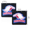 FUTAIHE Mud Flaps for Semi Trucks American Eagle PVC Tractor