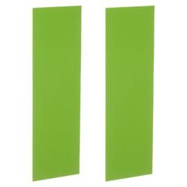 QUARKZMAN 2 Stück Messergriff-Futter, 160 x 50 x 1mm G10 Spacer Sheets Messergriff-Futtermaterial für Messergriffe Herstellungszubehör, Grün