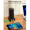 Power Strip Tower Surge Protector, 6FT Flat Plug Extension Cord