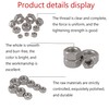 Smartsails (20Pcs) Hex Nut, M10-1.5 Stainless Steel 304 (18-8) Hex
