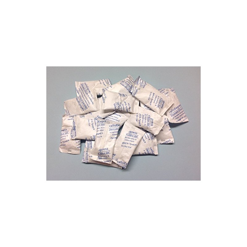celloexpress Silica Gel Pouches - Pack of 20-5g Silica Gel