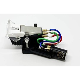 Headshell, Chrome mount cartridge, needle, stylus for HITACHI HT-50S, HT-20S, HT-21, HT-405, HT-40S, HT-41S, HT-45, HT-500, HT-65S, HT-67, HT-68, HT-M50