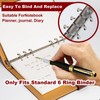 KINETOX 3 Pack Ring Binder A5 Refillable 180 Sheets Paper
