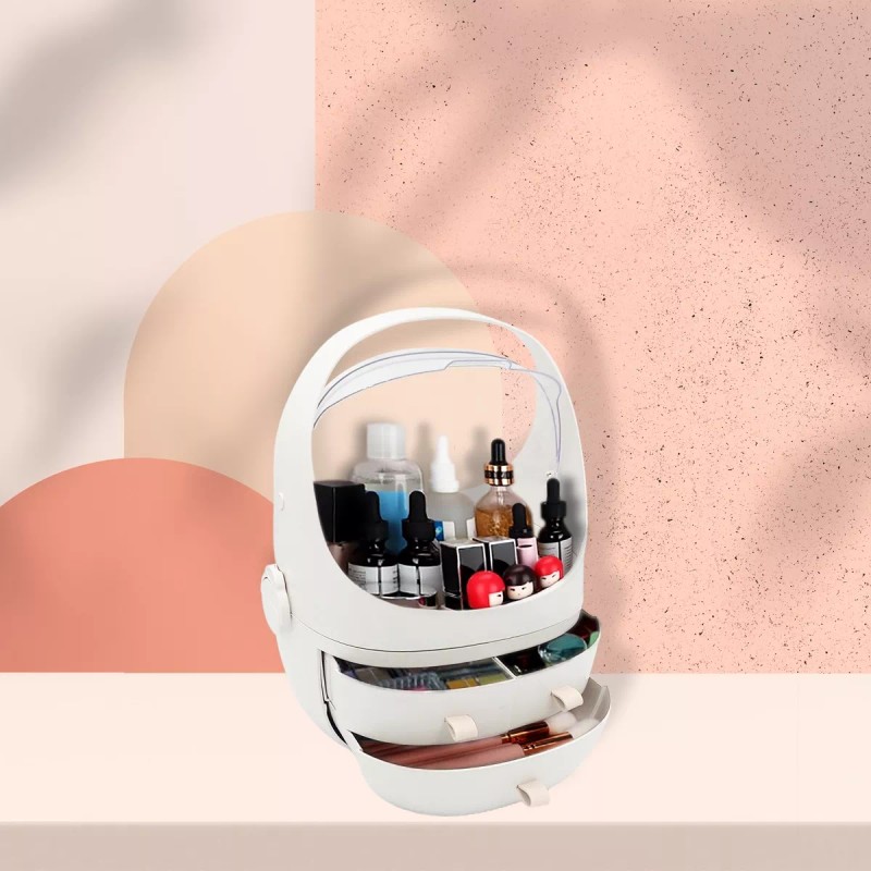 SM Organizador De Maquillaje Portátil Organizador De Brochas