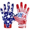Dot Stitch Football Gloves (USA, Youth X-Large)