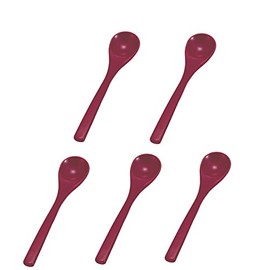 Yasumi Lacquerware Kappo Rice Bowl Steaming Spoon Brown 5 Piece Set H-1-38