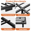 qimamo 14 Inch Floating Full Bed Frame with Smart LED