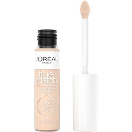 L'Oréal Paris True Match Radiant Serum Corrector, corrector iluminador debajo de los ojos, maquillaje con 1,5% de ácido hialurónico y cafeína, W3, 0,3