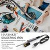 HANDSKIT 200W LED Soldering Iron Kit, 110V Soldering Kit for