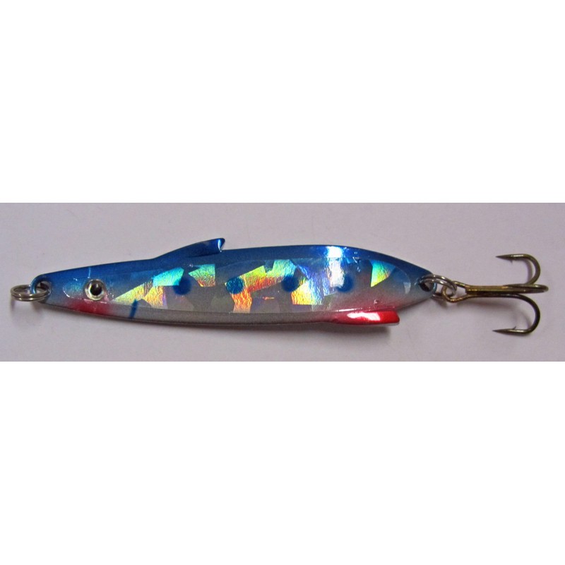 FLADEN Set 5 Finned Rodskar Lure - Blue/Green/Black/Silver, 18 g